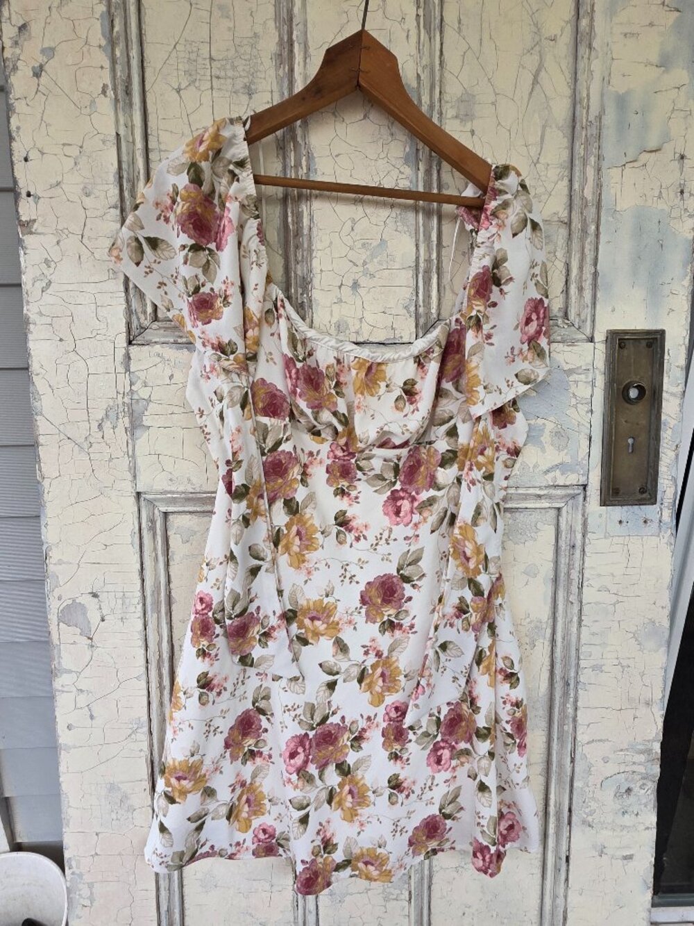 Originality Emma Floral Mini Dress Size Medium Lined